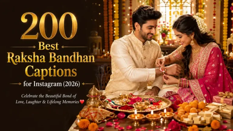 200 Best Raksha Bandhan Captions for Instagram (2026)